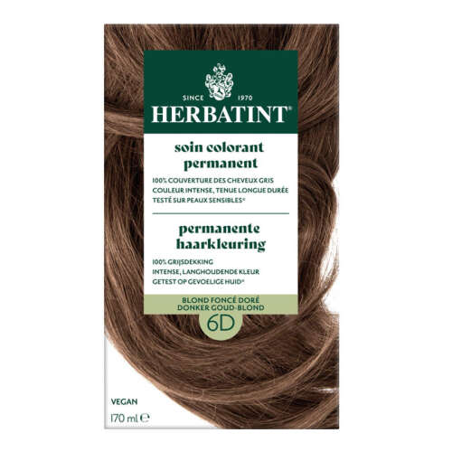 Herbatint Saç Boyası 170 ml - 6D Blond Fonce Dore - Herbatint