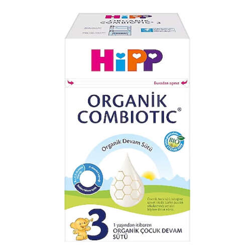 Hipp Organik Combiotic Devam Sütü 3 600 gr - 1
