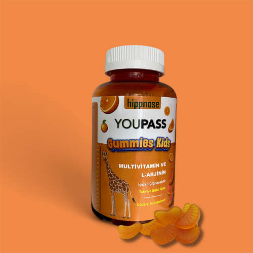 Hippnose You Pass Gummies Kids Takviye Edici Gıda 60 Çiğnenebilir Tablet - Hippnose