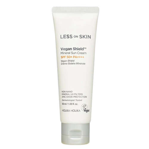 Holika Holika Less On Skin Vegan Spf 50 Shild Mineral Sun Cream 50 ml - Holika Holika