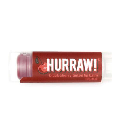 Hurraw Black Cherry Tinted Lip Balm - Vişne 4.8 gr - Hurraw