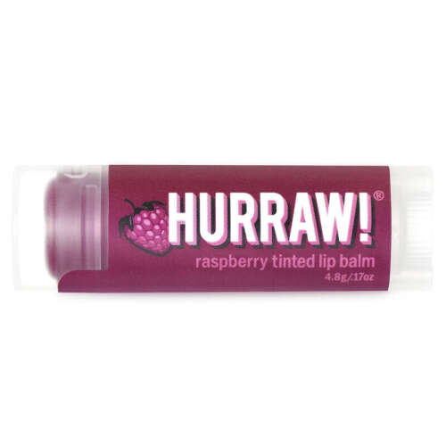 Hurraw Raspberry Tinted Lip Balm - Ahududu 4.8 gr - Hurraw