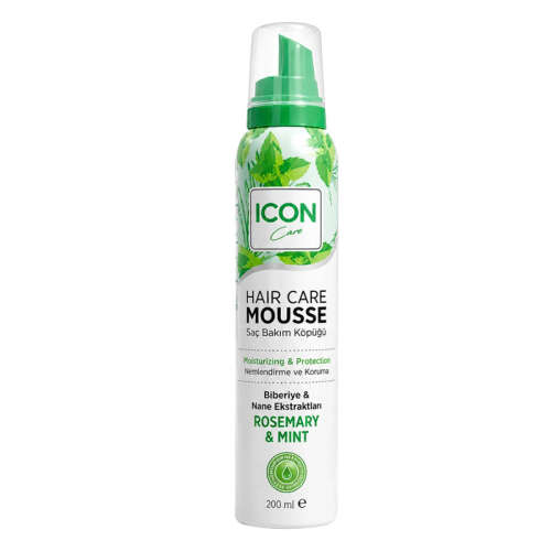 ICON Care Biberiye ve Nane Ekstraktları İçeren Saç Bakım Köpüğü 200 ml - ICON Care