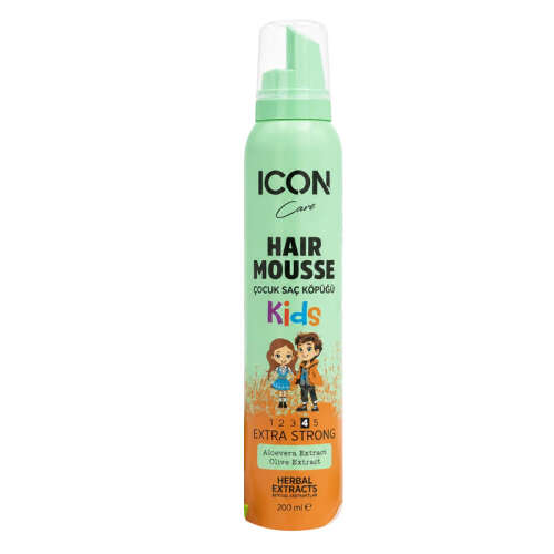 ICON Care Extra Strong Kids Hair Mousse 200 ml - ICON Care