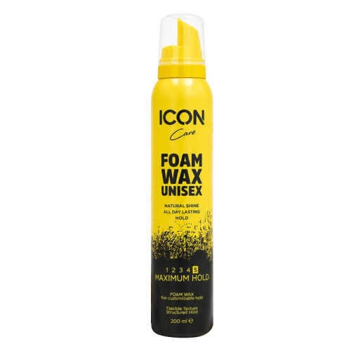 ICON Care Foam Wax Unisex-5 Saç Bakım Köpüğü 200 ml - ICON Care