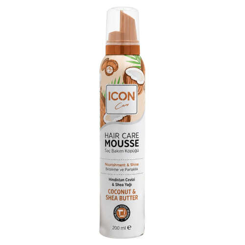 ICON Care Hindistan Cevizi ve Shea Yağı İçeren Saç Bakım Köpüğü 200 ml - ICON Care