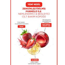 ICON Care Strawberry Cheesecake Cilt Bakım Köpüğü 200 ml - 3