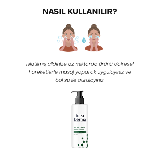 İdea Derma AcniClean Clarifying Foaming Cleanser 200 ml - 5