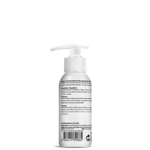 İdea Derma Argan ve Keratin Besleyici Saç Bakım Yağı 100 ml - 2