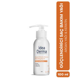 İdea Derma Argan ve Keratin Besleyici Saç Bakım Yağı 100 ml - 2