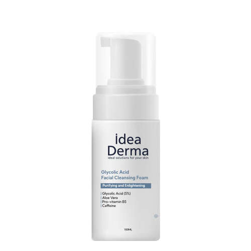 İdea Derma Glikolik Asit Yüz Yıkama Köpüğü 100 ml - İdea Derma