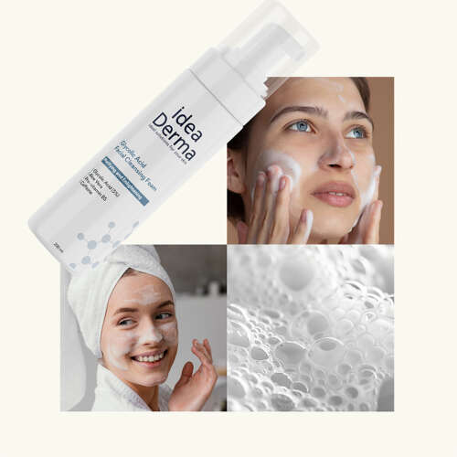 İdea Derma Glikolik Asit Yüz Yıkama Köpüğü 200 ml - 6