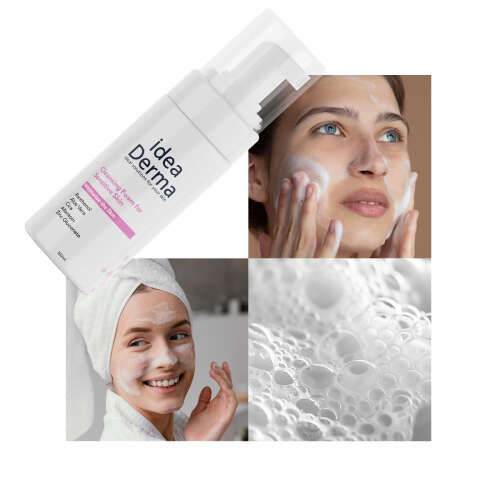 İdea Derma Hassas Cilt Yüz Temizleme Köpüğü 100 ml - 6