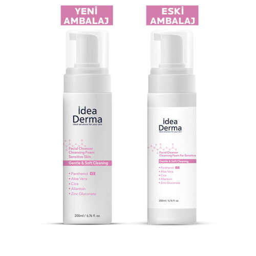 İdea Derma Hassas Cilt Yüz Temizleme Köpüğü 200 ml - 4