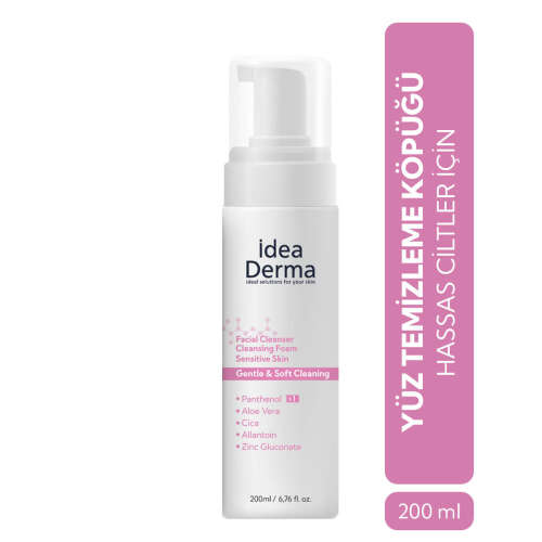 İdea Derma Hassas Cilt Yüz Temizleme Köpüğü 200 ml - 2