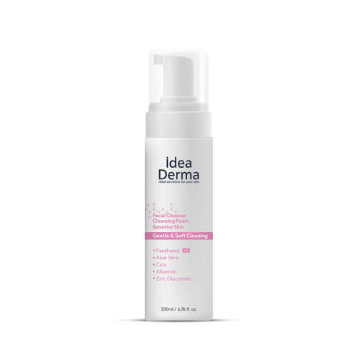 İdea Derma Hassas Cilt Yüz Temizleme Köpüğü 200 ml - İdea Derma