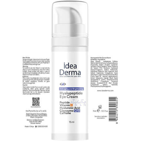 İdea Derma Hyalupeptide Göz Kremi 15 ml - 2