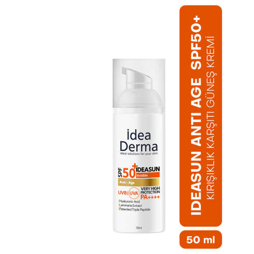 İdea Derma İdeasun Anti Age SPF50+ Yaşlanma Karşıtı Güneş Kremi 50 ml - 2