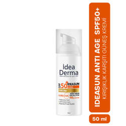 İdea Derma İdeasun Anti Age SPF50+ Yaşlanma Karşıtı Güneş Kremi 50 ml - 2