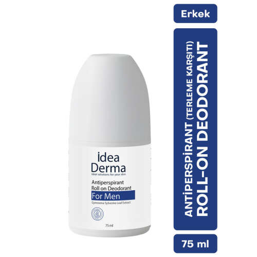 İdea Derma Roll-on Antiperspirant Deodorant 75 ml - Erkekler İçin - İdea Derma