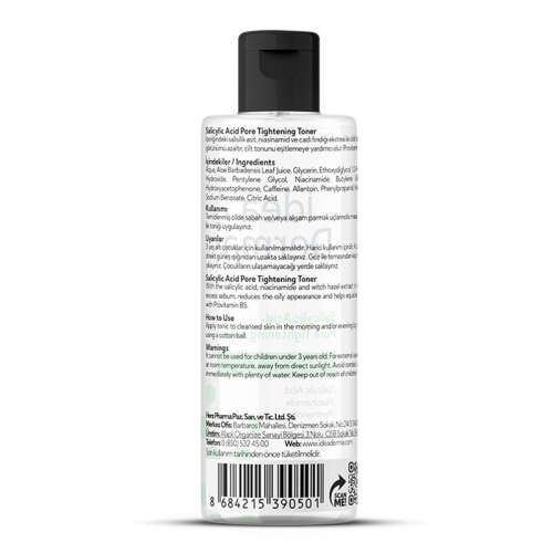 İdea Derma Salicylic Acid Pore Tightening Toner 200 ml - 2