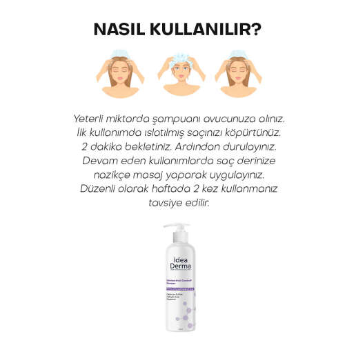 İdea Derma Selenyum Kepek Karşıtı Şampuan 350 ml - 4