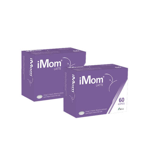 iMom Latte Omega 3 Takviye Edici Gıda 2x60 Kapsül - 1