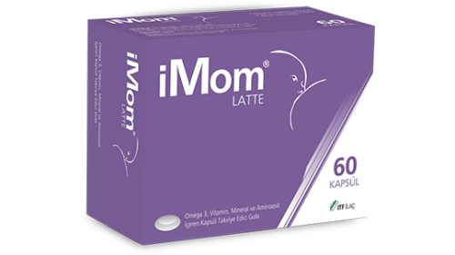 iMom Latte Omega 3 Takviye Edici Gıda 60 Kapsül - ITF İlaç