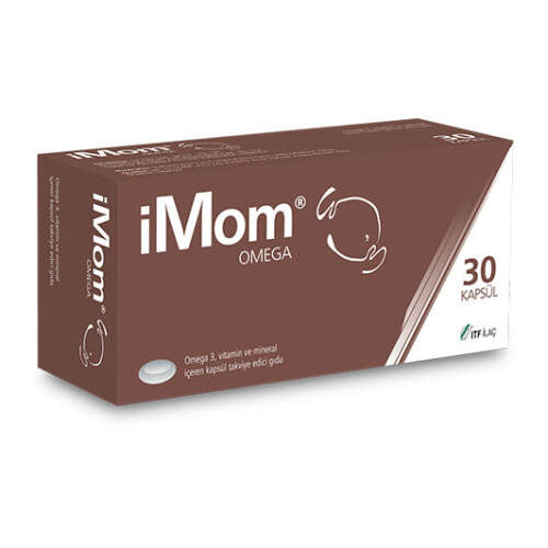 iMom Omega 3 Takviye Edici Gıda 30 Kapsül - ITF İlaç