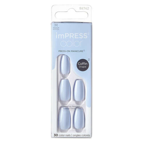 impress Color Medium Coffin Shape Nails Takma Tırnak 86742 - 1