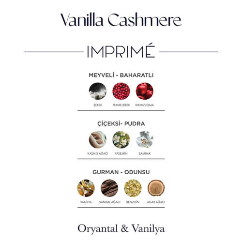 Imprime Vanilla Cashmere EDP Kadın Parfüm 48 ml - 4