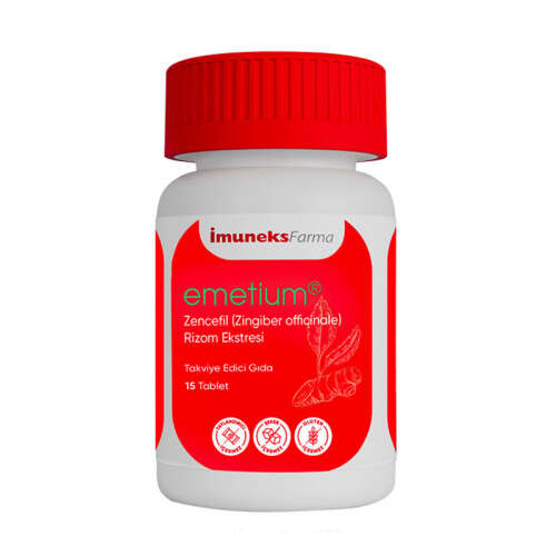 Imuneks Emetium Zencefil 15 Tablet - Imuneks