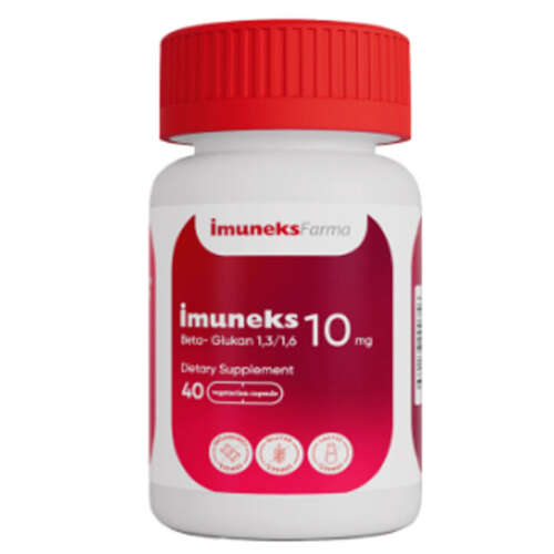 Imuneks Farma 10 mg Beta Glukan İçeren Takviye Edici Gıda 40 Kapsül - Imuneks