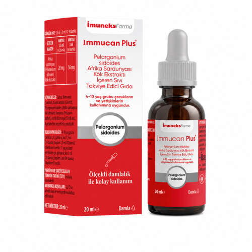 Imuneks Farma Immucan Plus Takviye Edici Gıda 20 ml - 3