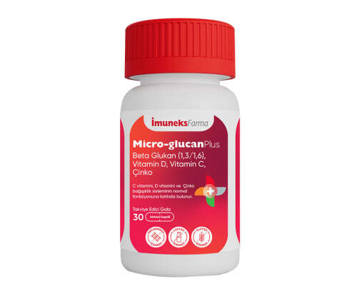 Imuneks Farma Micro-Glucan Plus 30 Kapsül - Imuneks