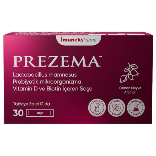 İmuneks Farma Prezema Takviye Edici Gıda 30 Şase - 1