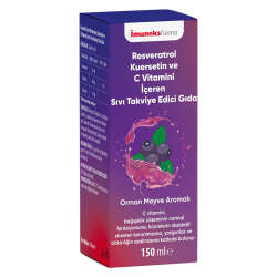 İmuneks Farma Resveratrol Kuersetin ve C Vitamini İçeren Sıvı Takviye Edici Gıda 150 ml - 1