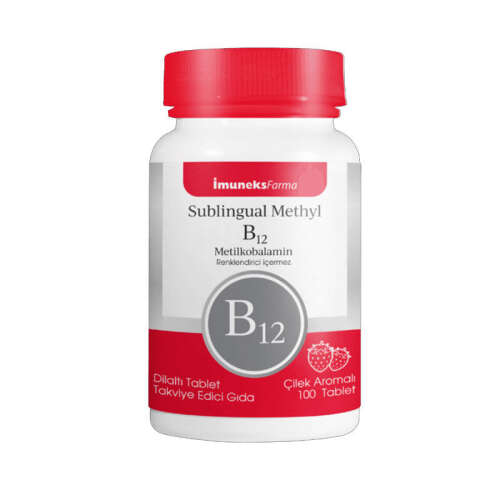 Imuneks Farma Sublingual Methyl B12 100 Tablet - Imuneks