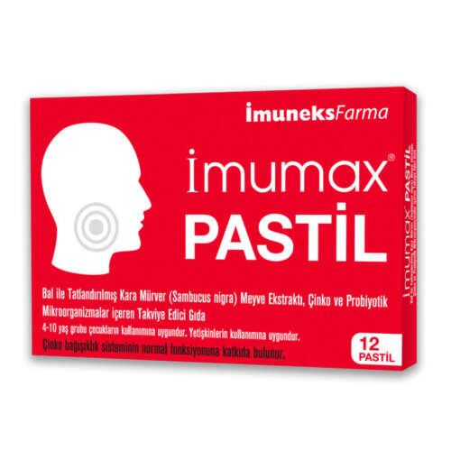 Imuneks Imumax Pastil 12 Adet - Imuneks