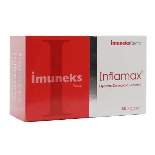 Imuneks Inflamax Optimize Zerdeçöp Takviye Edici Gıda 60 Kapsül - Imuneks