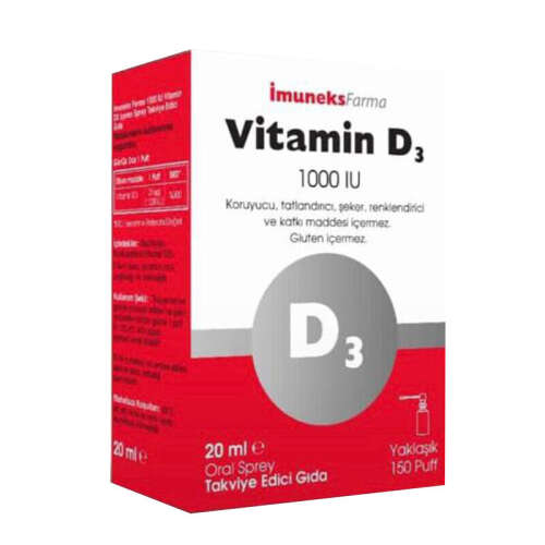 Imuneks Vitamin D3 1000 IU 20 ml - Imuneks