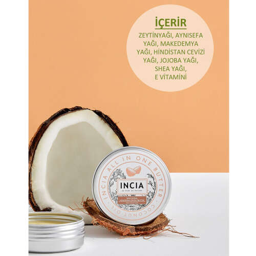 INCIA %100 Doğal Hindistan Cevizli Butter 50 ml - 6