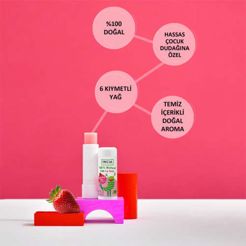 Incia %100 Doğal Kids Lip Balm 6 Gr - 3
