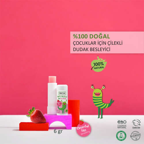 Incia %100 Doğal Kids Lip Balm 6 Gr - 5