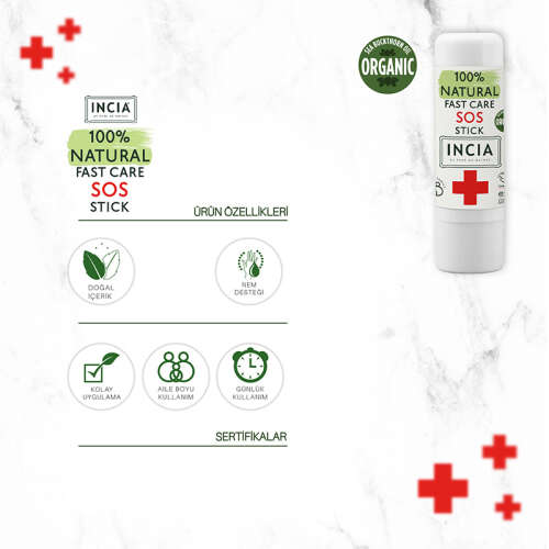 INCIA %100 Doğal SOS Stick 6 gr - 8