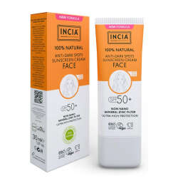 INCIA %100 Doğal Spf 50 Leke Karşıtı Yüz Kremi 30 ml - 1