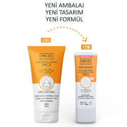 INCIA %100 Doğal Spf 50 Leke Karşıtı Yüz Kremi 30 ml - 3