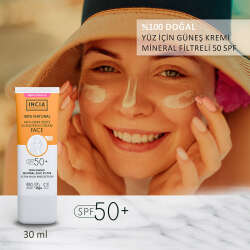 INCIA %100 Doğal Spf 50 Leke Karşıtı Yüz Kremi 30 ml - 7