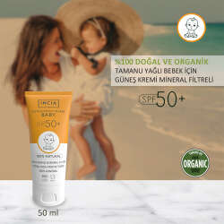 INCIA Bebekler İçin Doğal Güneş Kremi 50 SPF 50 ml - 3