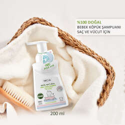 Incia Bebekler İçin Doğal Köpük Şampuanı Saç ve Vücut İçin 200 ml - 3